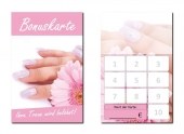 Bonuskarten Nagelstudio zweiseitig ( BOK-421 / 50 Stck )